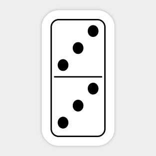 Domino Costume Double 3 Sticker